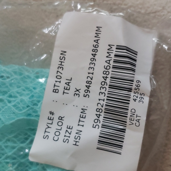 NWT Colleen Lopez lace bathing suit cover or tunic (comes with cami) - Picture 3 of 9